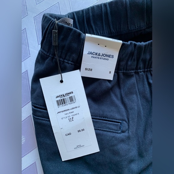 BRAND NEW ★ NAVY JOGGER ★ NAVY PANTS ★ Size Small Regular Men ★ - Picture 6 of 10